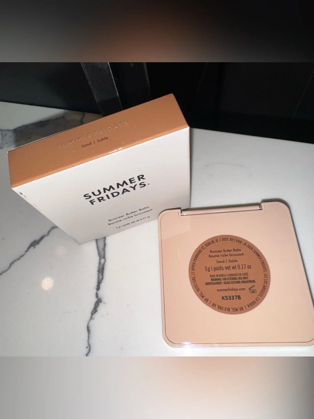Summer Fridays Bronzer Butter Balm — Sand New & unused — includes original box!